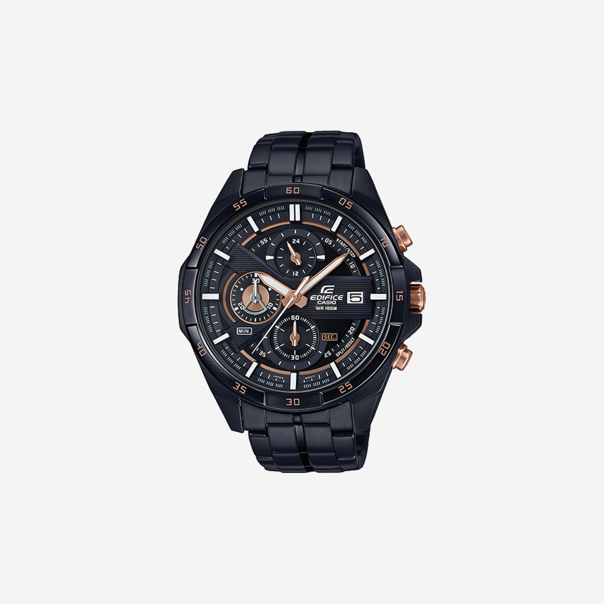 Casio Edifice EFR-556DC-1AVUDF Quartz Black Dial Chronograph Stainless Steel Watch