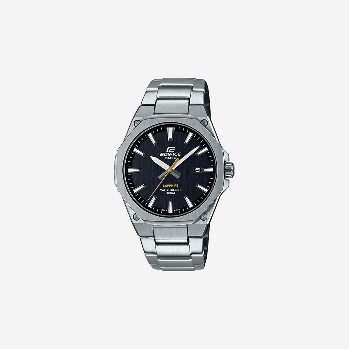 Casio Edifice EFR-S108D-1AVUDF Quartz Grey Dial Analog Stainless Steel Watch