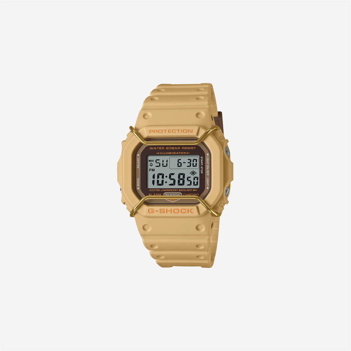 Casio G-Shock DW-5600PT-5DR Quartz Grey Dial Digital Resin Watch