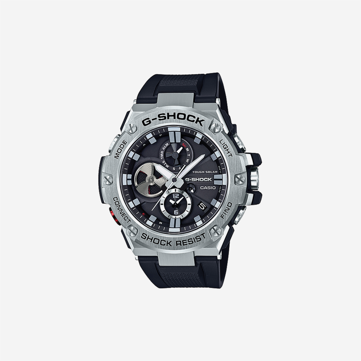 Casio G-Shock GST-B100-1ADR Quartz Black Dial Chronograph Resin Watch