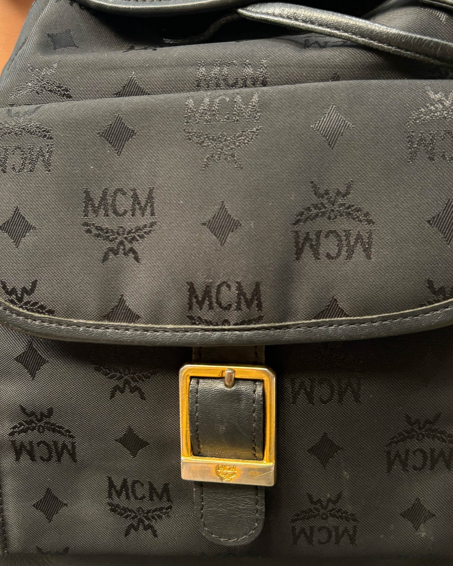 MCM Vintage Nylon Backpack