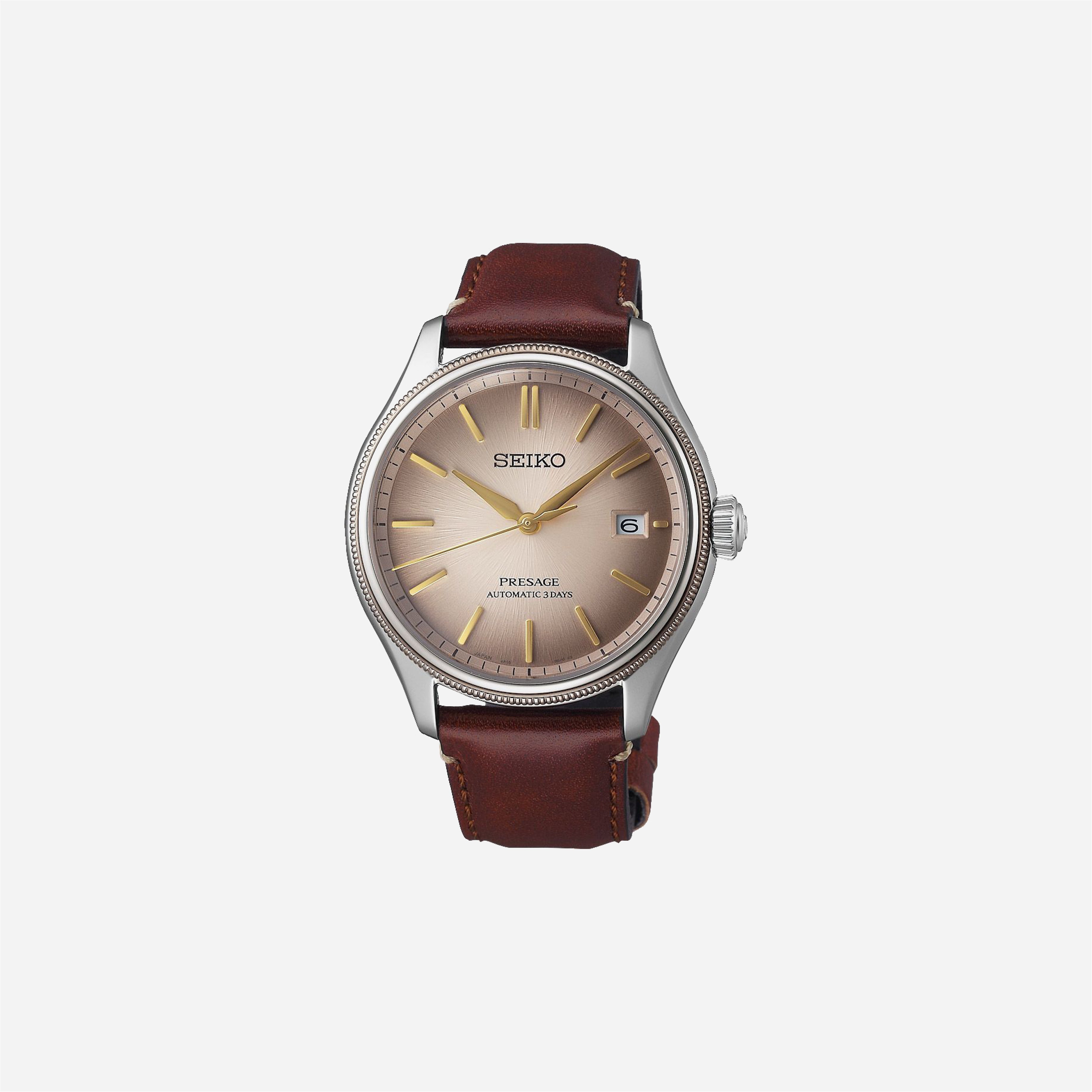 Alpha Dial Seiko Presage Classic Limited Edition in Shiracha Alpha Dial Leather S ...