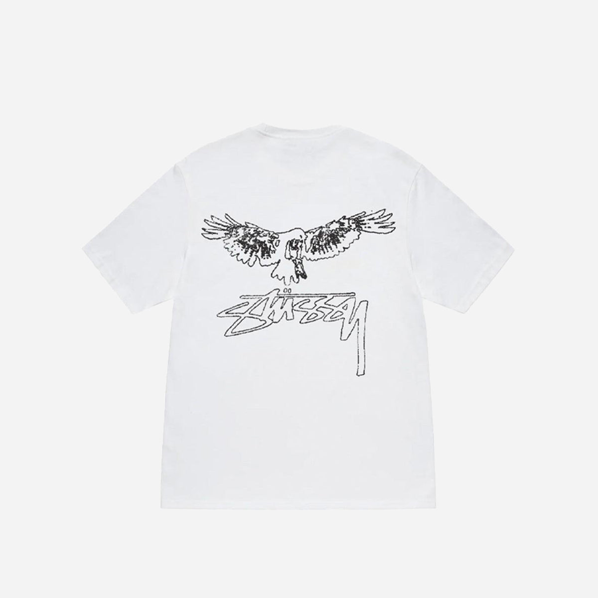 STUSSY WINGSPAN TEE WHITE