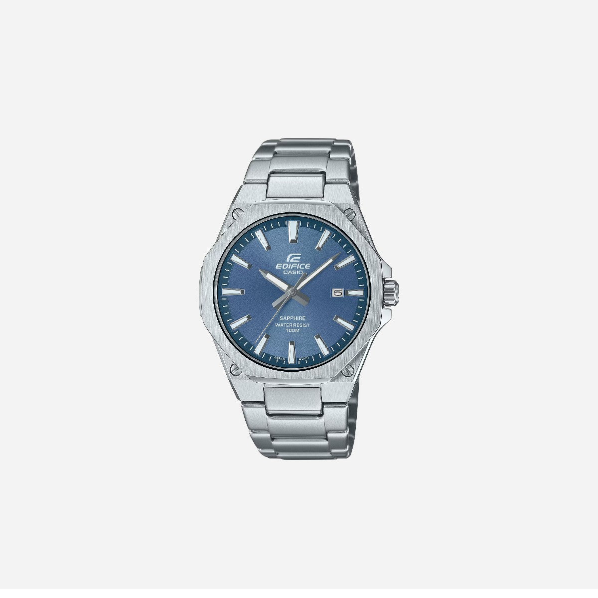 Casio Edifice EFR-S108D-2AVUDF Quartz Blue Dial Analog Stainless Steel Watch